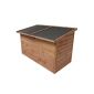 Auflagenbox 128x77x72cm | about 400L Capacity | Gartenbox | Mehrzweckbox | Holztruhe (Misc.)