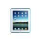 Silicone Case Gel Diamond Cover Case for iPad / iPad2 / iPad3 / iPad4 - Light Blue (Electronics)