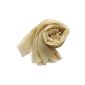 Airy and noble silk scarf