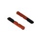 Kool-Stop brake lining Black / Salmon 1 pair, red, 14,209,027 (equipment)