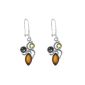 Nature Amber - 3130458 - Earrings Woman Earrings - Sleeper - Amber - Silver 925/1000 (Jewelry)