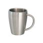 Stainless steel Cappuccino Insulated stainless steel cup Thermo Cup Mug 0.2 l (household goods)