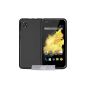 Shell Gel Transparent Black Birdy Wiko 4G + Stylus + 3 Movies OFFERED (Electronics)