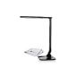 TaoTronics® Elune TT-DL01 LED desk lamp, 4 modes (study, plotter, sleep, relax) & 5 brightness levels with USB charging port (black)