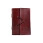INDIARY luxury notebook / diary buffalo leather and handmade paper - Leather Shuffle