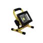 Power-Line outdoor LED Projector battery powered Yellow 20W