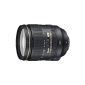 Nikon AF-S 24-120mm 1: 4G ED VR lens (77mm filter thread) including HB-53 (electronics).