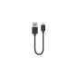 Belkin Lightning charging cable (15 cm) for iPhone 5 and other Apple mobile devices Black (Wireless Phone Accessory)
