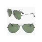 RAY BAN AVIATOR Sunglasses / Sunglasses: 3025 Black L2823 (58mm medium) (Clothing)