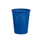 Disposable cups plastic blue, 100 pcs, 0.18 liters (household goods)