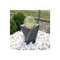 Granite fountains SB17 with rotating ball LED lighting Water Game