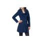 CASPAR ladies long winter Volant coat / wool coat MADE IN ITALY - many colors - MTL003 (Textiles)