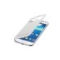 Flip Case Case Case FLIP COVER white window View for Samsung Galaxy S4 S IV 4 Mini (Electronics)