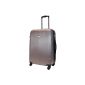 Suitcase Utopia Perfecto - Hard shell Black roserouge Gris- Trolley wheels Mixed man woman - 360 Wheel - Smooth - Telescopic handle - Zipper - Extensible - from France with 5 years warranty