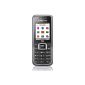 Samsung E2100 midnight-black (VGA camera, FM radio, WAP, Bluetooth, USB) Cell Phone (Electronics)