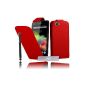 Case Cover Luxury Red Wiko Rainbow and Rainbow 4G + PEN and 3 AVAILABLE FILMS (Electronics)
