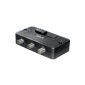 Switch for CATV and SAT systems F-jack to 2x F-jack (Electronics)