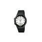 Casio - AW-90H-7BVES - Collection - Men's Watch - Quartz Analog - Digital - White Dial - Black Resin Bracelet (Watch)