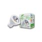 greenandco® LED spotlight GU10 / 7W / 500lm / 2700K (warm white) / COB LED / Beam angle 60 ° / 230V AC / laminated Aluminium
