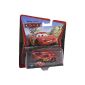 Disney Cars 2 Lightning McQueen V2797 with Racing Wheels Vehicle Miniagture Cars2 - Nr 03 (Toy)