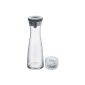 WMF 0617709996 Water Carafe 1,0 l Black Basic incl. Cleaning pearls in a practical plastic storage box (household goods)