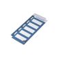 Durable Nameplate, textile, self-adhesive, blue, 50 pieces, 8605-06 (Office supplies & stationery)