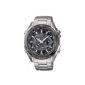 Casio - EQS-500DB-1A1ER - Men's Watch - Quartz - Analogue - Stainless Steel Silver Bracelet (Watch)