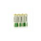 Set of 4 Rechargeable AA 3000mAh 1.2V NI-MH BTY (Health and Beauty)