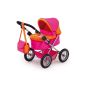 Bayer Design 13043 - Puppenwagen Trendy, pink / orange (toy)