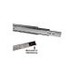 1 piece full extension 450 mm with self-closing 45 kg capacity drawer rail telescopic slide