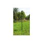 green mobile electric fence fence 108cm high by 50m long Fence Net incl. 14 piles dog fence garden fence sheep net sheep fence flexible Universal Dogs garden outlet enclosure (household goods)