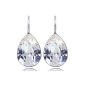 Earrings with Swarovski Elements - Color Silver Crystal (jewelry)