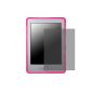 Invero ® TPU Silicone Gel Skin Cover Case for Amazon Kindle 4 with Screen Protector - Pink