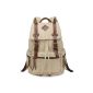 iDream - 2014 new backpack bag canvas shoulder for hiking School hiking camping trip etc.  - 32cm * 18cm * 43cm - for notebooks up to 14 ''
