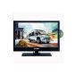 Telefunken L19H130X LED TV 19 inches 48 cm, TV with DVB-S / S2, DVB-T, DVB-C, DVD, USB, 230V + 12V, energy efficiency class A (Electronics)