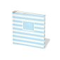 Jumbo Album Baby Blue stripes +++ means 50 sheets of beige card stock and tab pages +++ photo album PHOTOS +++ For joining original quality Semikolon (Electronics)