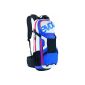 EVOC EN Enduro Backpack with back protection Blue / White 16 liter (M / L) (Sport)