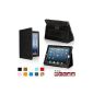 Snuggling iPad 4 Case (Black) - Smart Cover with stand, elastic hand strap, stylus holder and Premium Nubuck lining (Electronics)