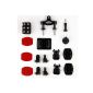 Pack GoPro mounting accessories, accessories gopro 24 *** included tripod attachment + Tube + bag holder for transport *** UFO ® (Sport)