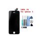 Tech Traders LCD Screen Replacement for iPhone 5 with tools Black / white (Wireless Phone Accessory)