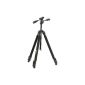 Cullmann MAGNESIT 522 CW25 tripod with 3-way head (2 extracts, load capacity 5 kg, 158cm height, 64cm packing size) (Electronics)