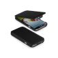 DONZO Flip Structure Case for Samsung Galaxy S4 I9500 I9505 Black (Electronics)