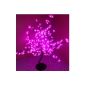 Garland Light Indoor / Outdoor 100 LED Pink cherry blossoms lights 32.8 ft tight for the wedding party, birthday party, Christmas, Halloween, holiday, summer garden decoration for trees, shrubs and bushes, lighting evenings for barbecues, parties and anniversaries