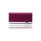 Woman Elegant Leather Wallet With A Fake Two Knots Earrings (Shoes)