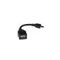 *** USB Adapter Female to Micro USB Male *** Micro USB male to female usb cable samsung galaxy and other smartphones (Electronics)