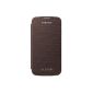 Samsung EF-FI950BAEGWW Flap Leather Case for Samsung Galaxy S4 i9500 Brown (Accessory)