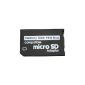 Micro SDHC Adapter to MS Pro Duo Memory Card microSD to Memory Stick for Sony PSP camera phone max.  16GB (Electronics)