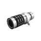 Rollei 12x telephoto telephoto lens for Apple iPhone 3G / 4 / 4S incl.1 mini tripod (accessory)