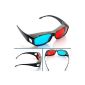 Red Blue Cyan Glasses NVIDIA 3D Vision Anaglyph Glasses For Movie Camera (Electronics)