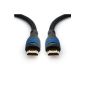 High Speed ​​HDMI Cable with Ethernet 4.5 meters BlueRigger taken (15 feet) - Supports 3D and Audio Return [latest] (Electronics)